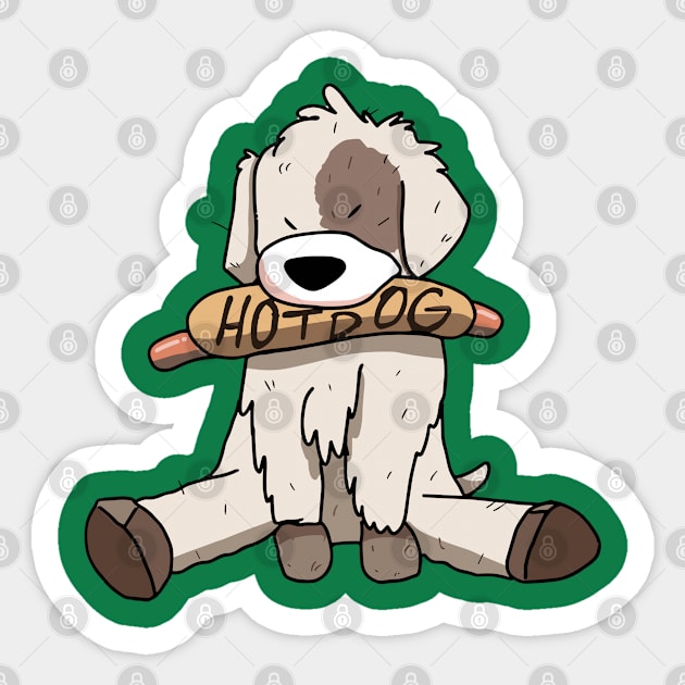 Hot Dog! Sticker by spaghettigouache